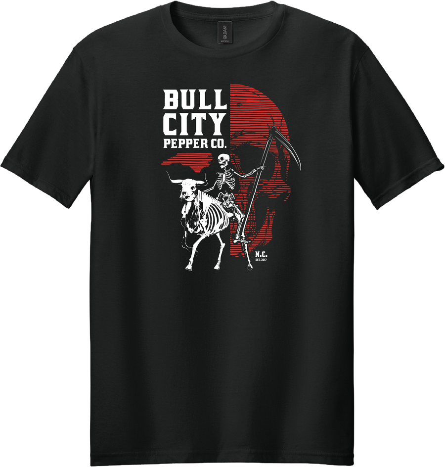 Death Rides a Bull - T-Shirt